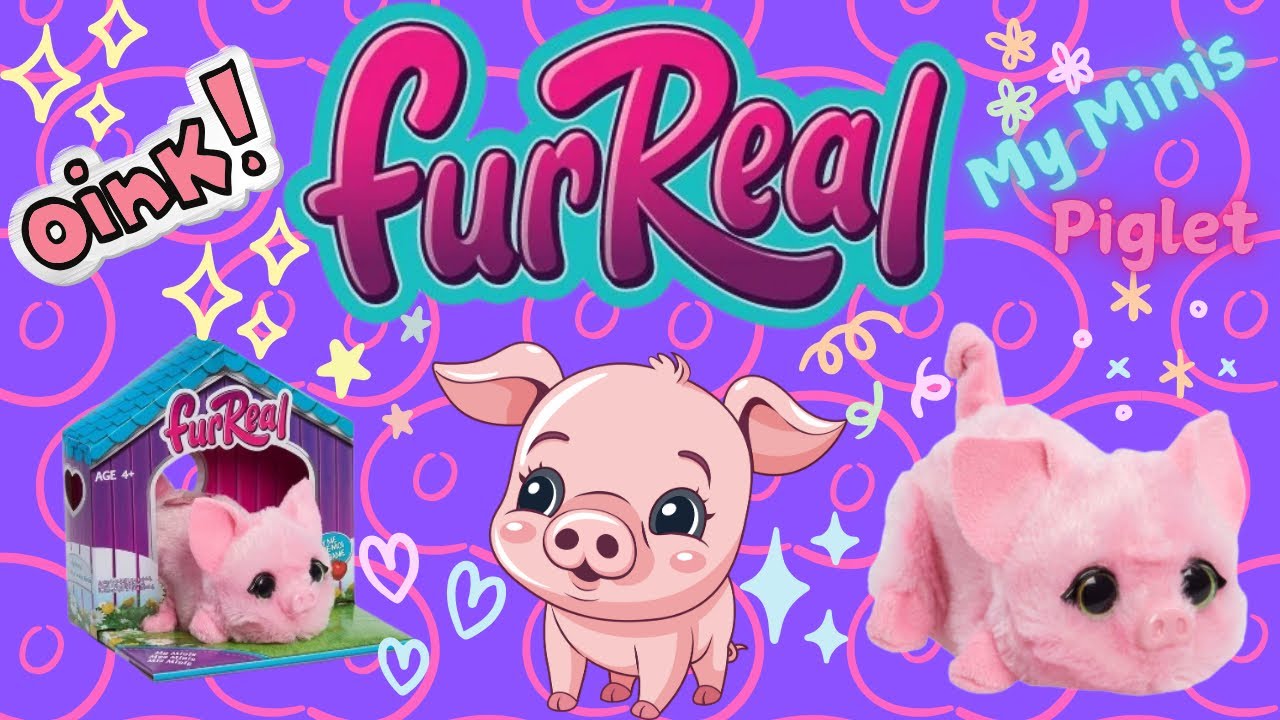 FurReal My Minis Piglet Interactive Toy Unboxing & Playthrough