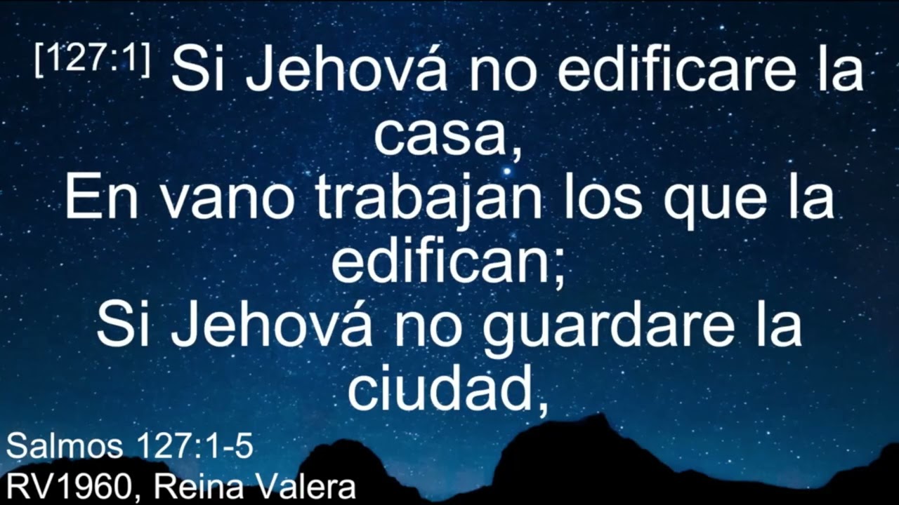 Si Jehová no edificare