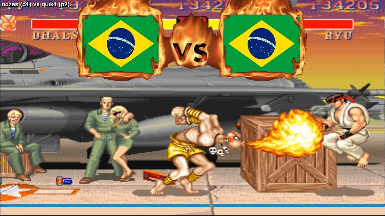 Street Fighter 2 Champion Edition - nozes (BRA) VS (BRA) quik1 [sf2ce] [Fightcade] [ストリートファイター2]