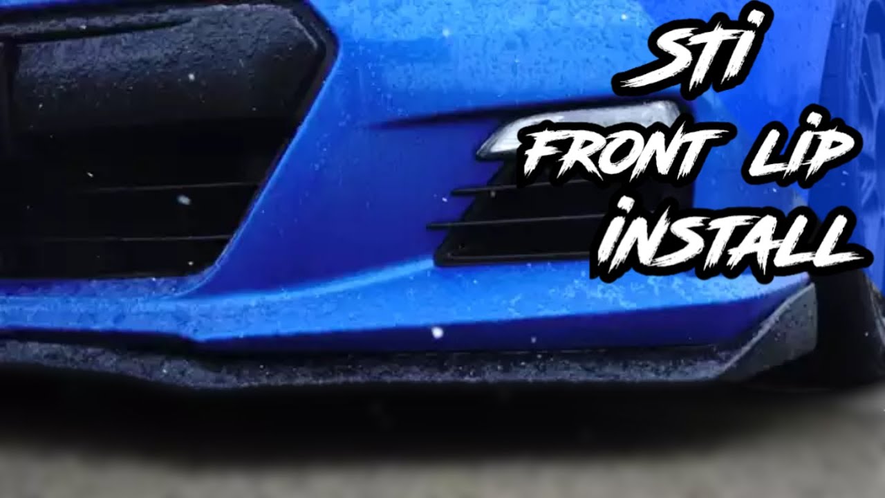 BRZ/FRS/GT86 Front Lip Install