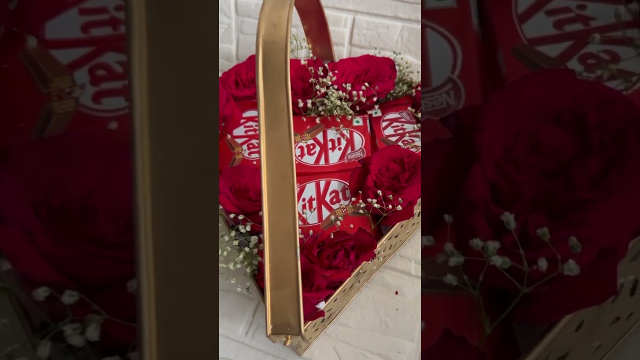 Engagement hamper #kitkat #hamper #craft #craftwork   #hampers Dm for orders Senora craftz by ameera