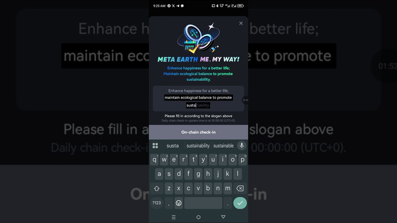 WATCH VIDEO GUIDE ON HOW TO CHECK IN DAILY ON ME PASS (META EARTH)