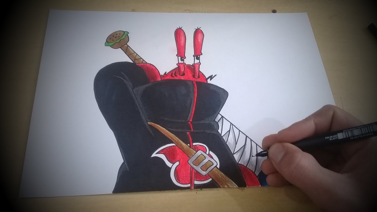 COMO DESENHAR o SIRIGUEJO da AKATSUKI passo a passo