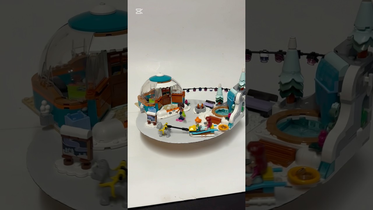LEGO FRIENDS IGLOO HOLIDAY ADVENTURE 41760❄️🏂🌲 #lego #legofriends #legosets #christmas #sledding