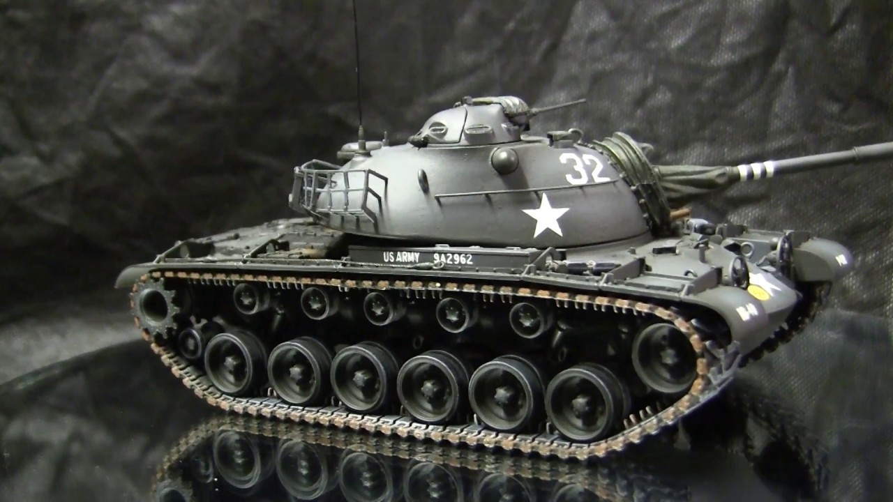 1/35th scale Dragon m48A1 Patton tank