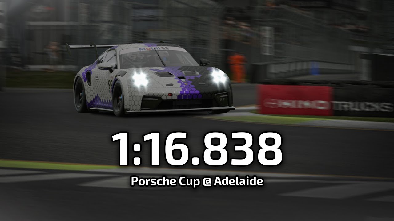 iRacing Porsche Cup @ Adelaide | 