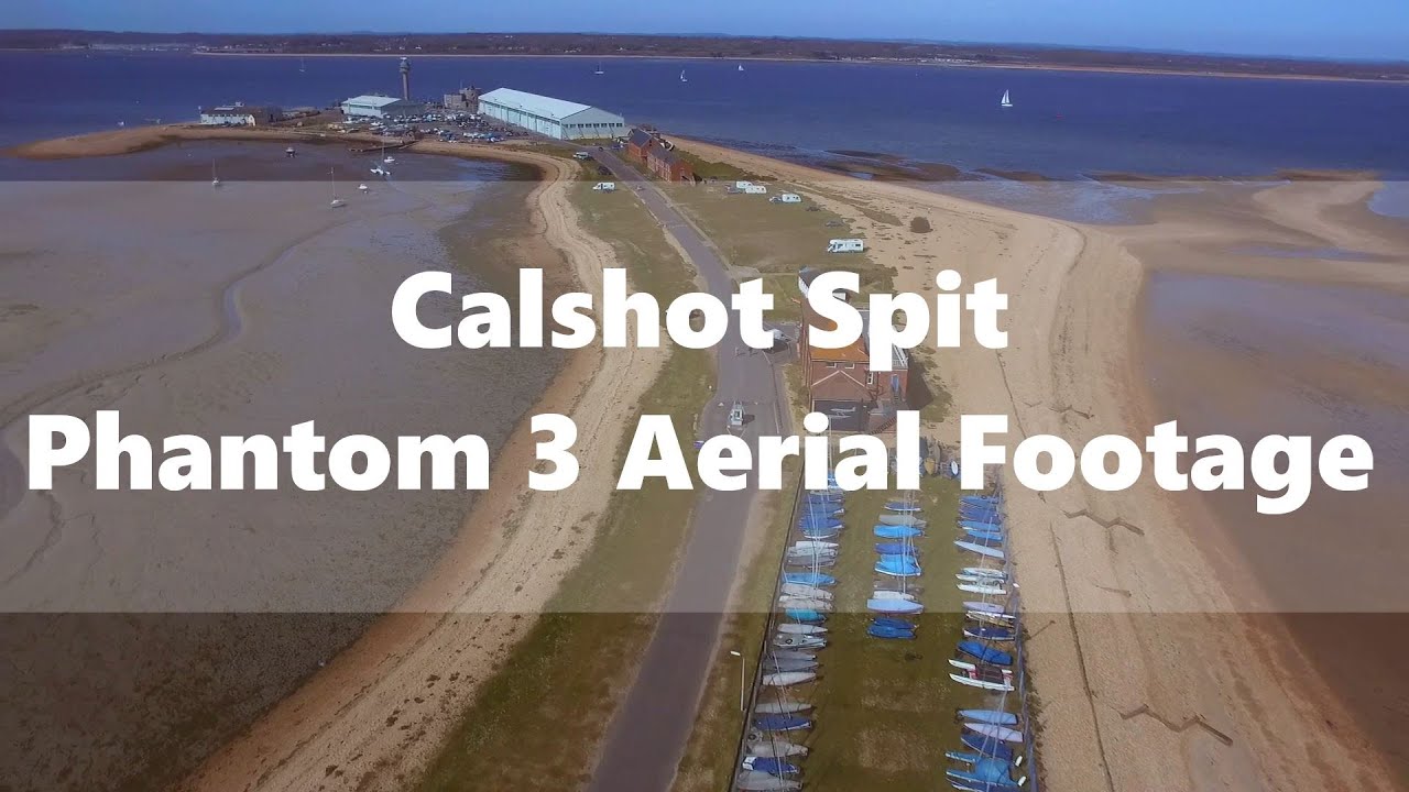 Stunning drone footage from around Calshot Spit