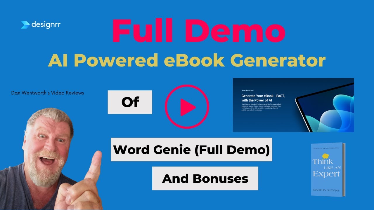 Word Genie FULL DEMO And Bonuses (AI eBook Generator software)