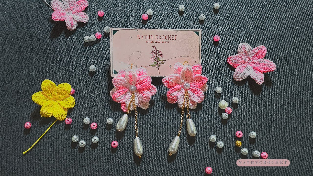 Tutorial de Aretes a Crochet | Lirios de Lluvia