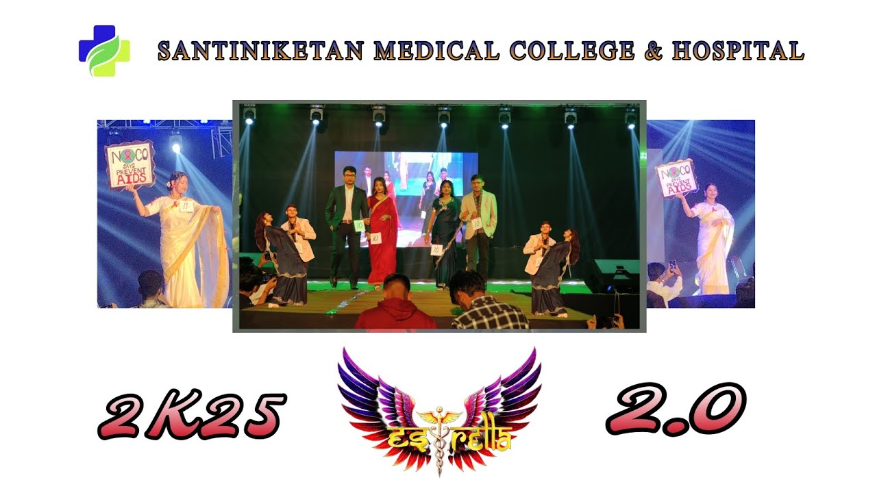 Ramp walk of Estrella 2K25 2.0 at Santiniketan Medical College & Hospital on 23rd December