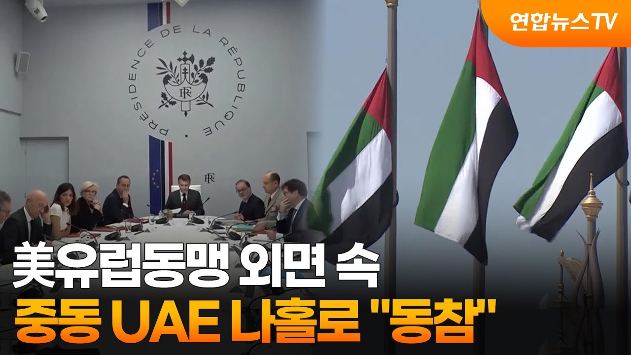 美유럽동맹 외면 속 중동 UAE 나홀로 