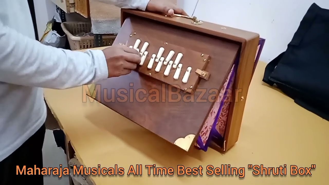 Professional Premier Palitana Reeds Shruti Box, Surpeti
