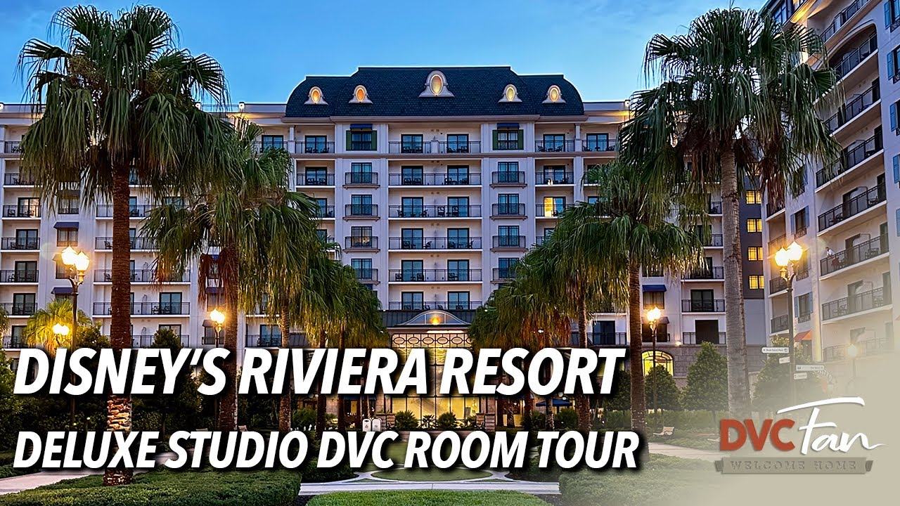 Tour a Deluxe Studio DVC Room at Disney's Riviera Resort!
