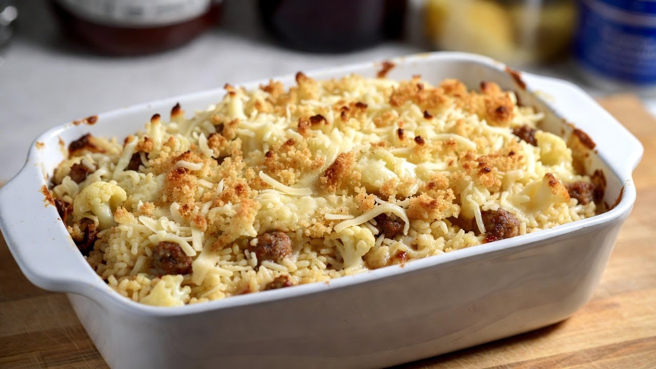 No More Boring Leftovers: Dairy-Free Cheesy Cauliflower Rice Reinventions