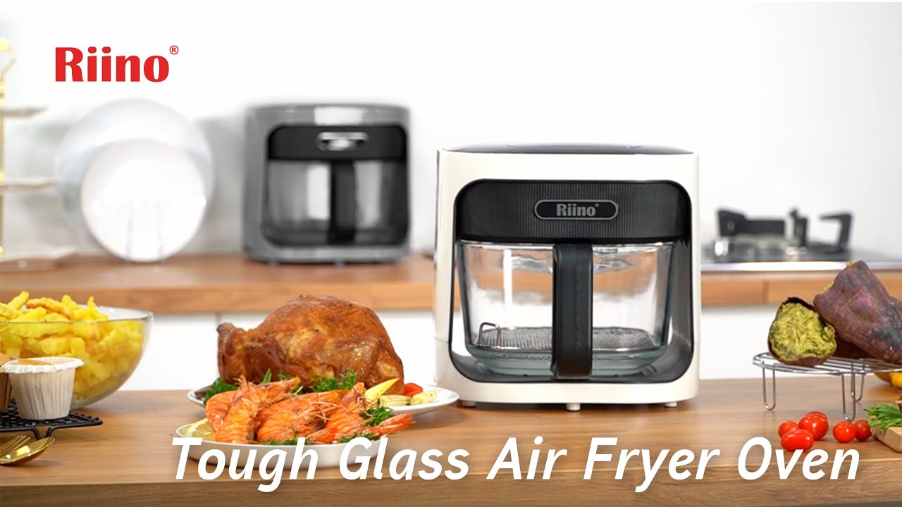 Riino Tough Glass Air Fryer Oven - GMAF01