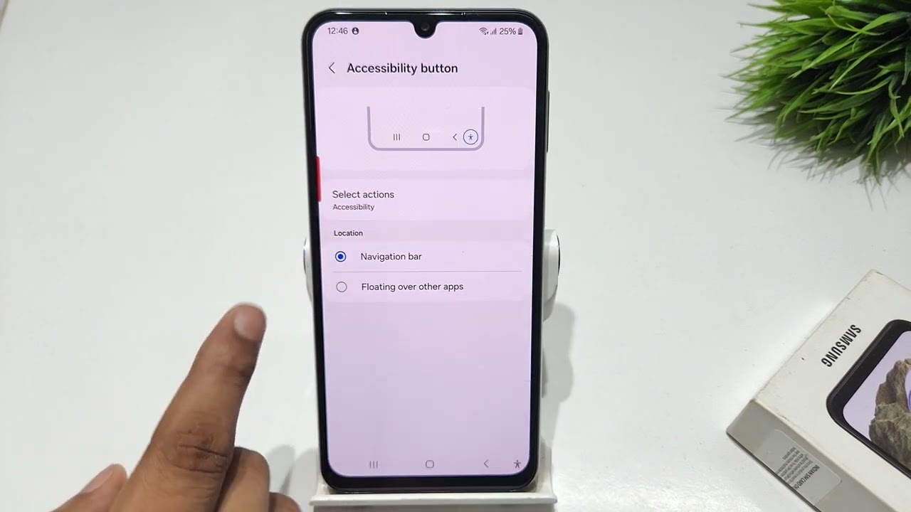 Accessibility menu in samsung galaxy m15,a15 | samsung f15 me accessibility menu kaise set kare