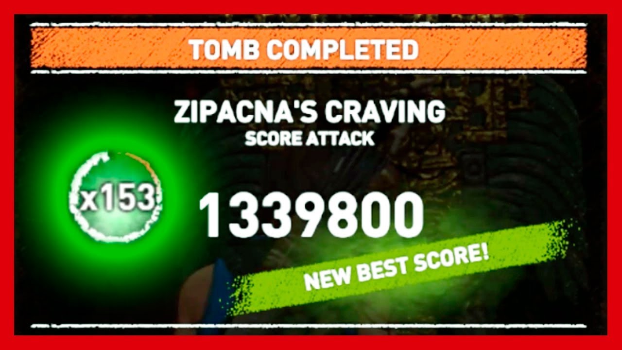 Zipacna's Craving | SCORE Attack GOLD | Shadow of the Tomb Raider The Grand Caiman | Challenge Tombs
