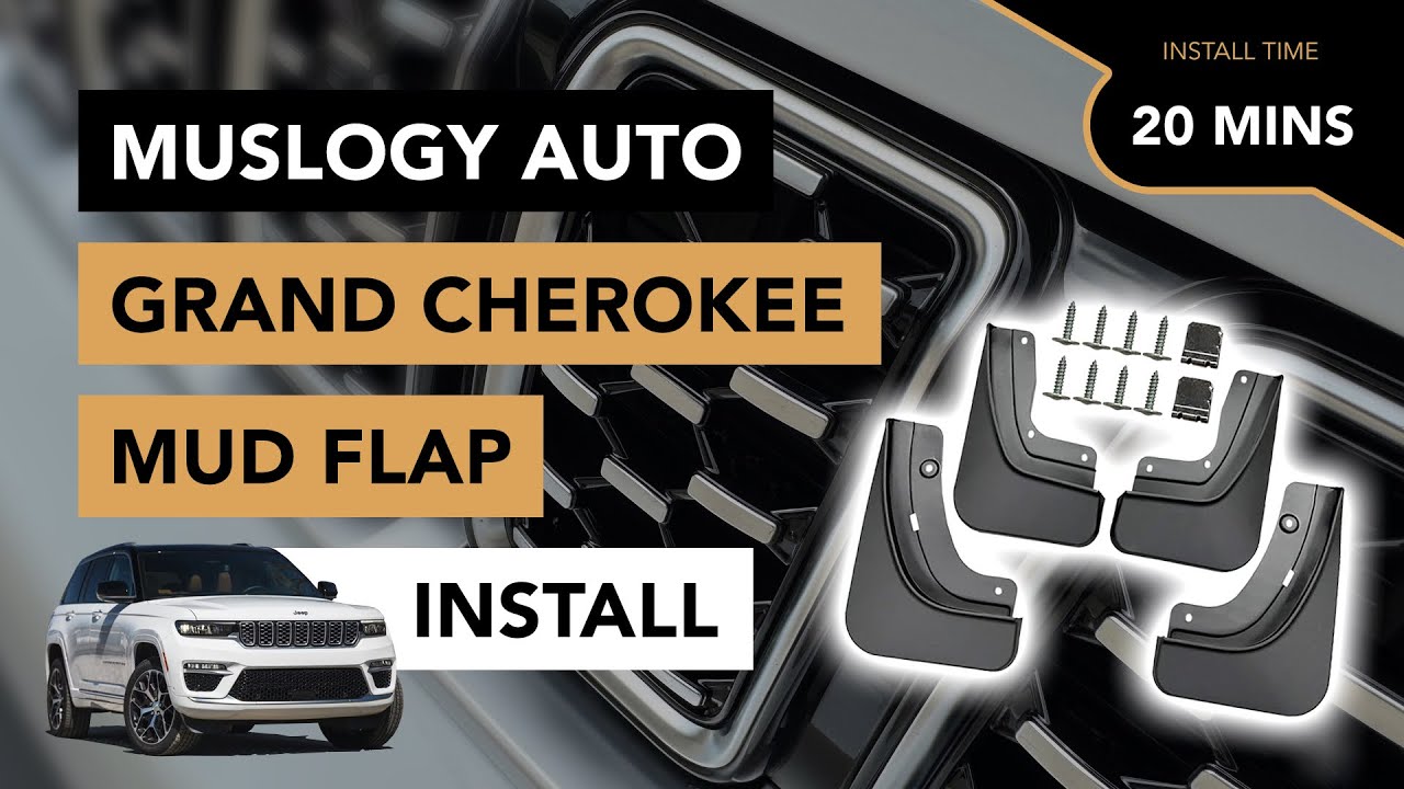 Как установить брызговики + Обзор Muslogy Auto - Jeep Grand Cherokee WL 2022-2025
