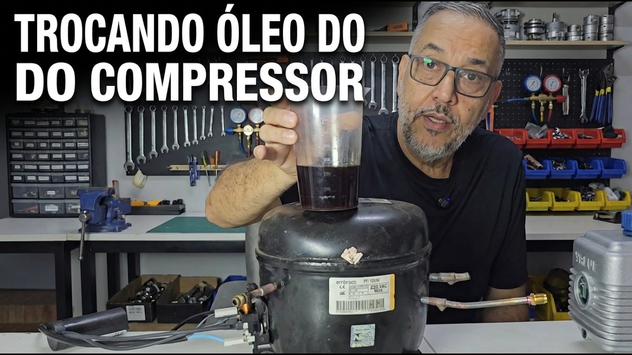 ❄️🔧Como Trocar o Óleo do Compressor da Geladeira!