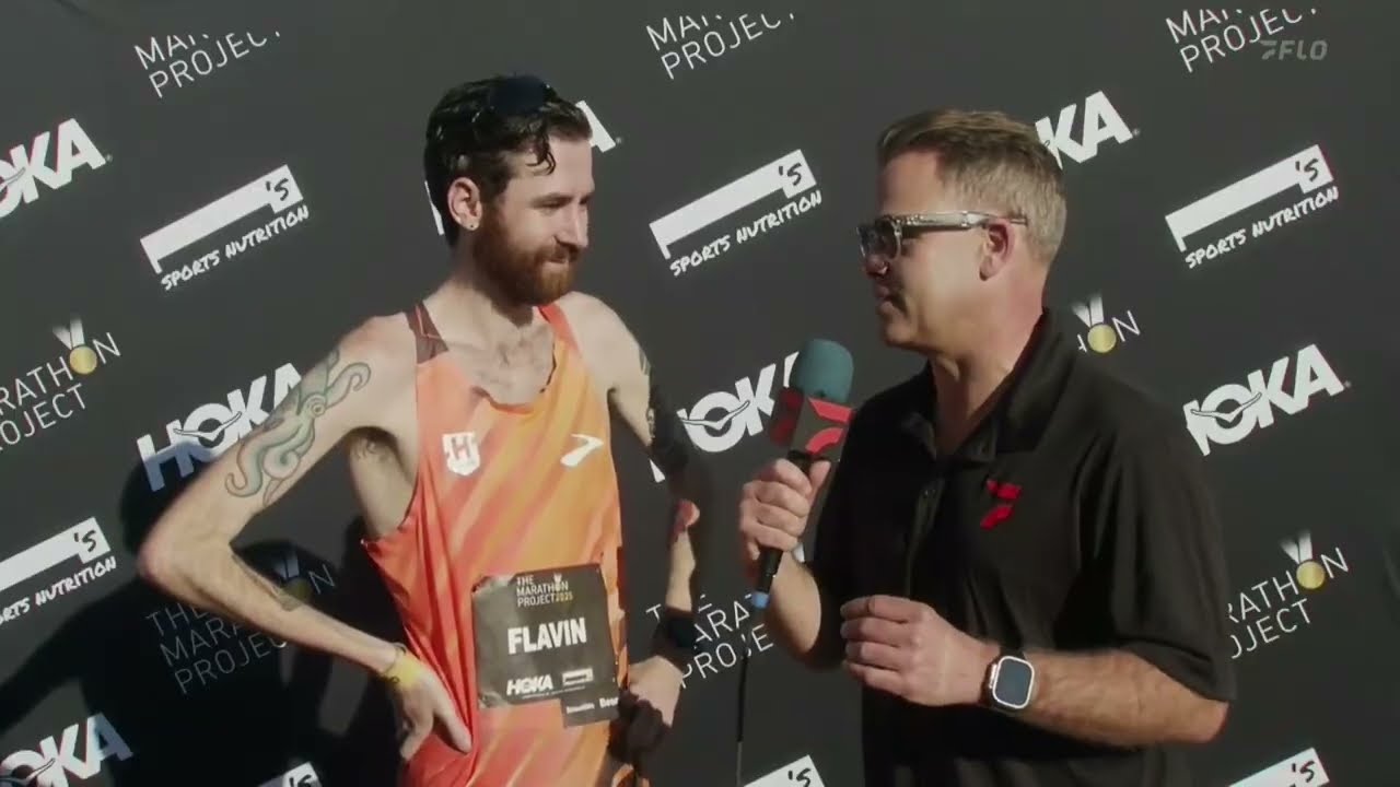 JP Flavin's huge win and sub-2:10 run at 2025 Marathon Project