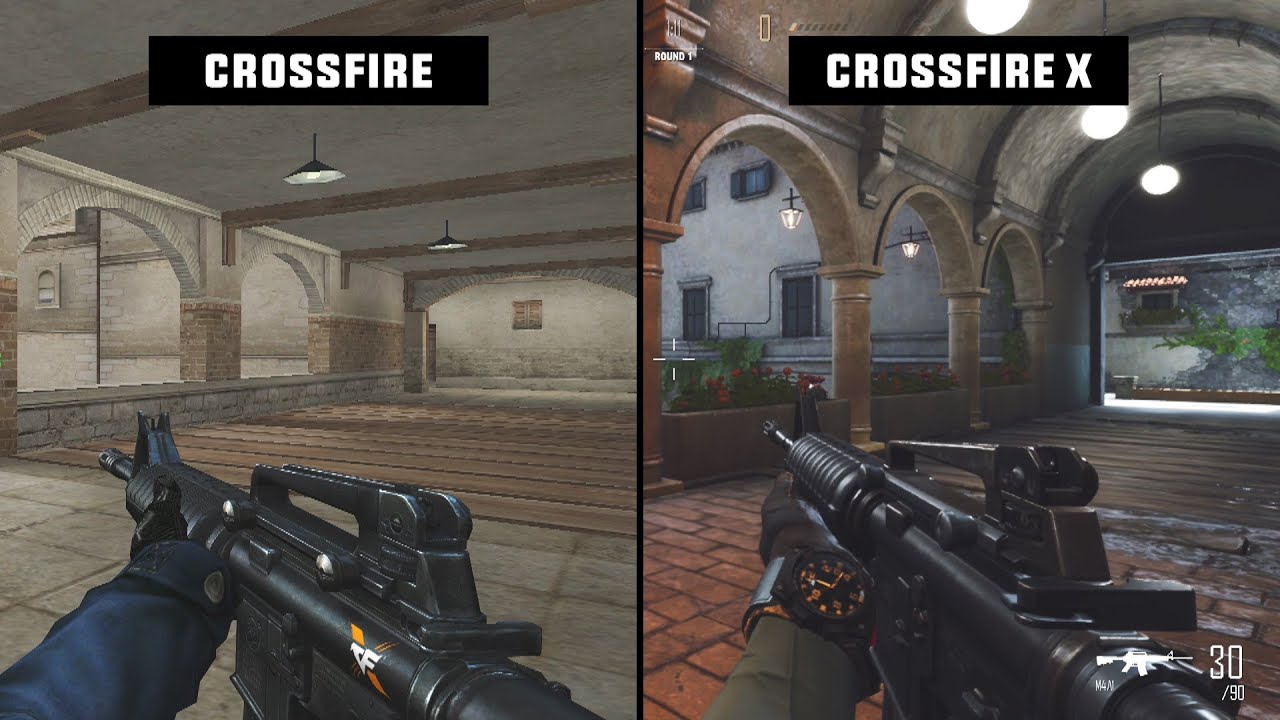 CROSSFIRE X vs CROSSFIRE : ORIGINAL vs REMAKE MAP COMPARISON (BLACK WIDOW) [1080P 60FPS]