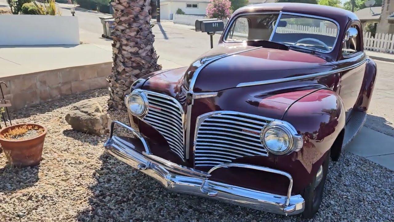 FOR SALE - 1941 Dodge Luxury Liner 3 window business coupe for sale. $16,500