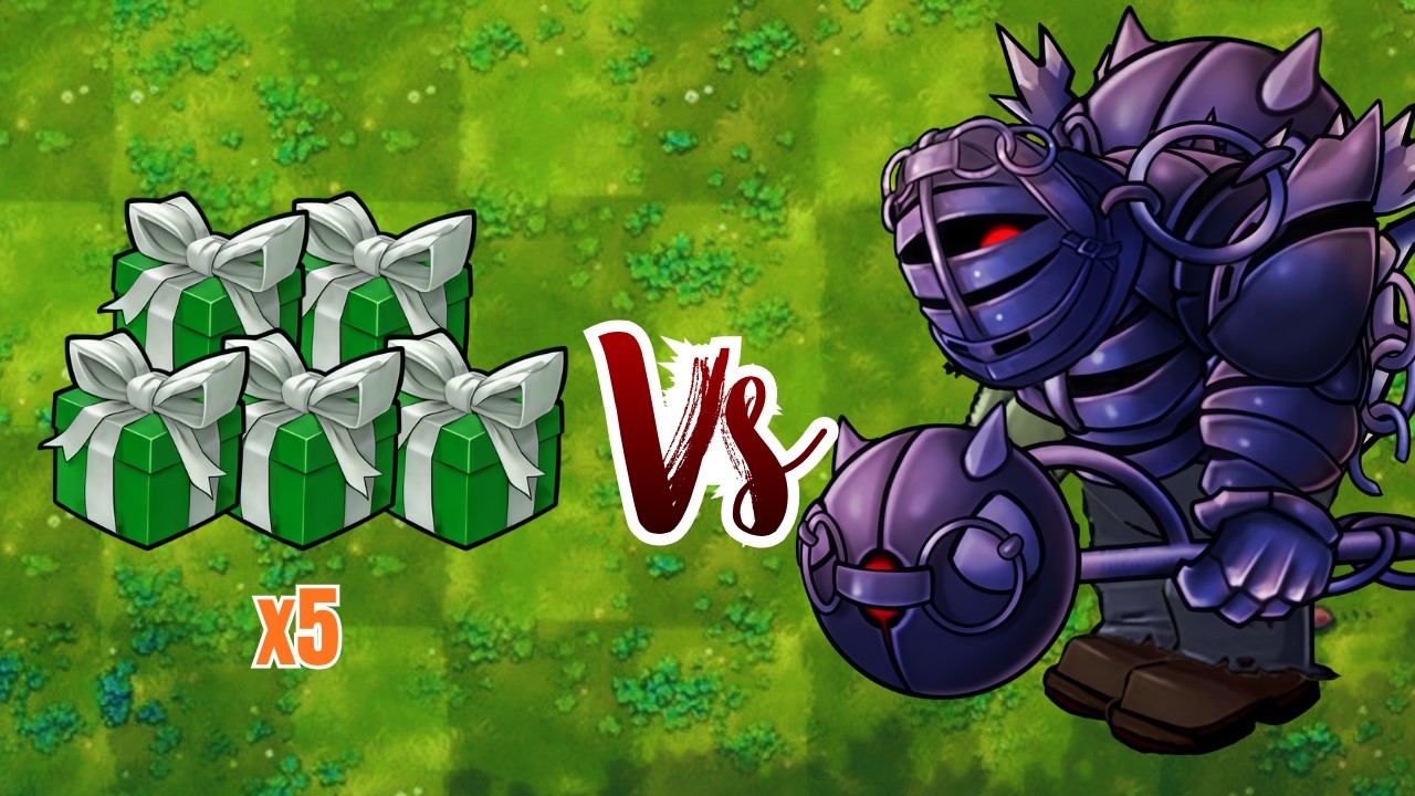 PvZ Fusion 3.4 Challenge! - 5 Self-Funded Random Boxes vs Ultimate Obsidian Giant - Who Will Win?