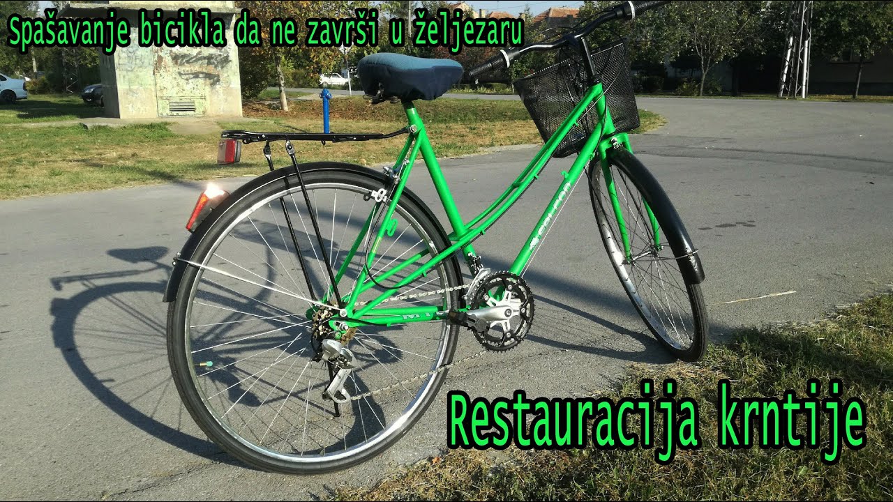 Restauracija starog bicikla kako od babe napraviti devojku