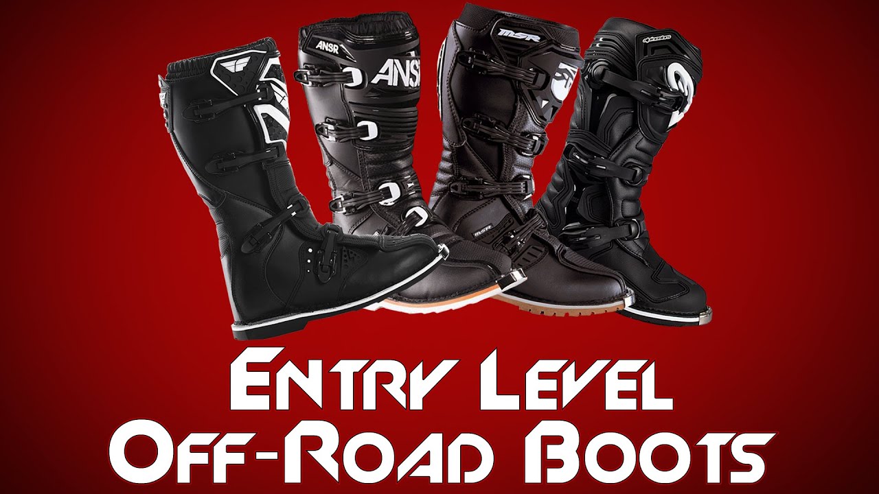Entry Level Off-Road Boots Comparison from Sportbiketrackgear.com