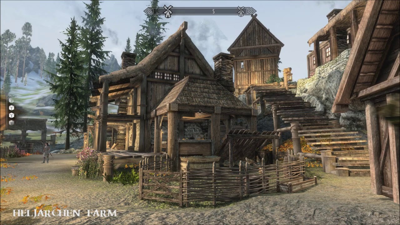 Ферма Хельярхен (обновлённая) — мод дома Skyrim Special Edition (приобретать отдельно)