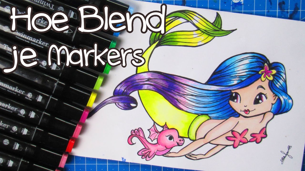 Hoe Blend Je Alcohol Markers? (Twin Markers, Promarkers, Copic)