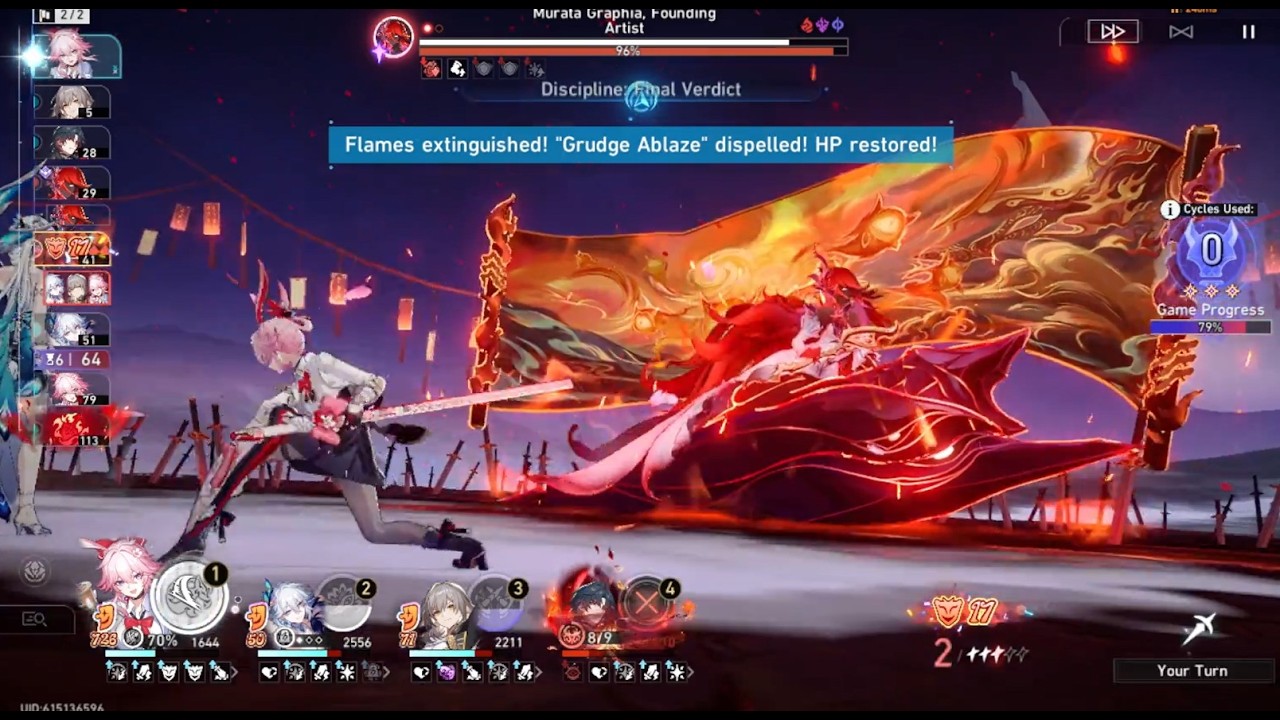 E1S1 Evanescia vs 33M HP Graphia - 0 Cycle Clear (Anomaly Arbitration 4.4 King in Check)