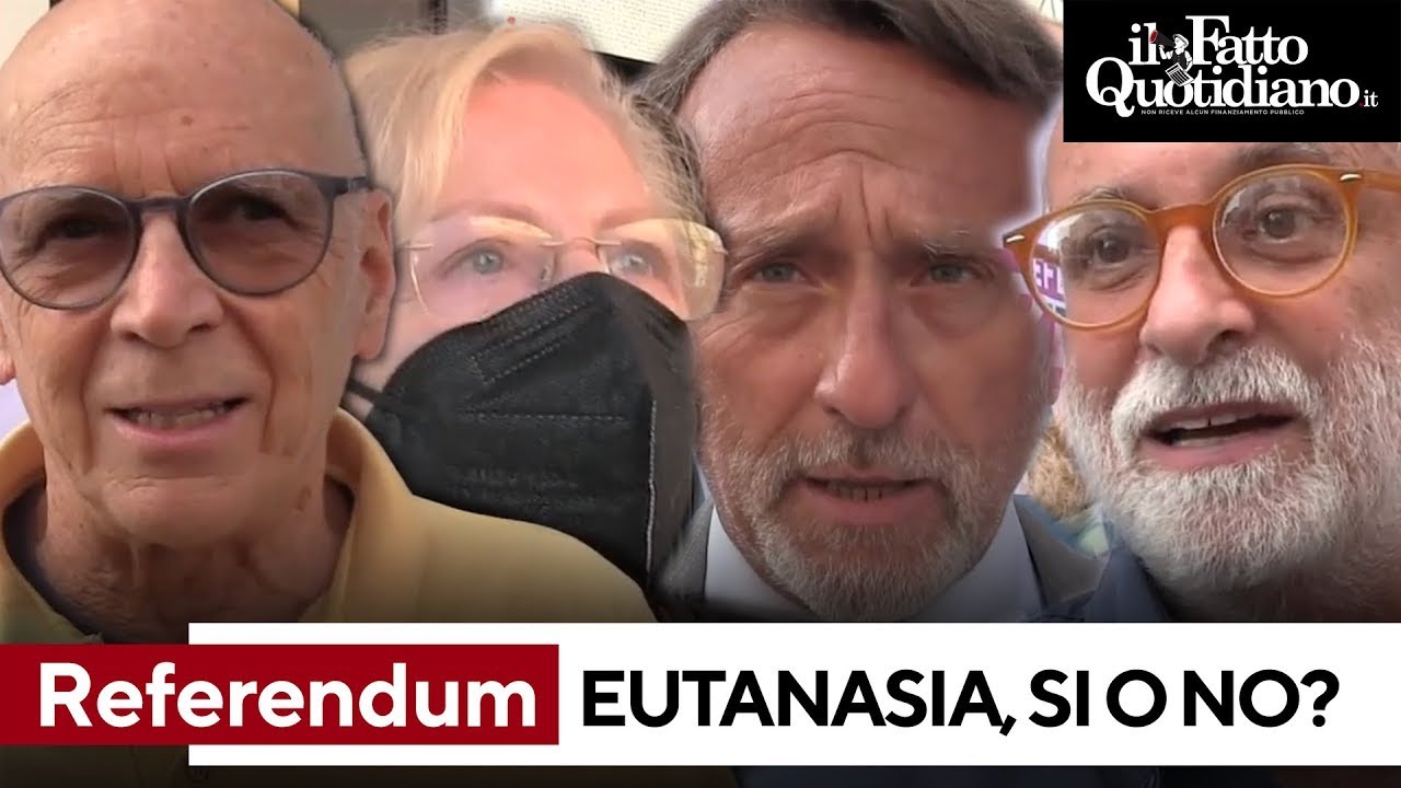 Eutanasia legale: &ldquo;Bisogna lasciare libert&agrave; di scelta&rdquo;. &ldquo;Lo Stato non deve decidere su vita e morte&rdquo;