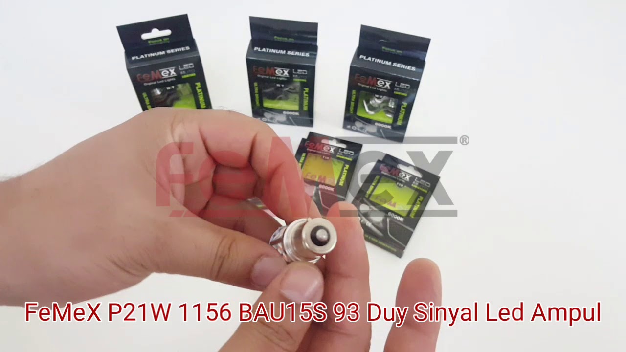 FEMEX Platinum Sinyal Led Ampul  Arıza Işığı Yakmaz-21w Sinyal Amp&uuml;l&uuml; &Uuml;r&uuml;n Tanıtım Videosu