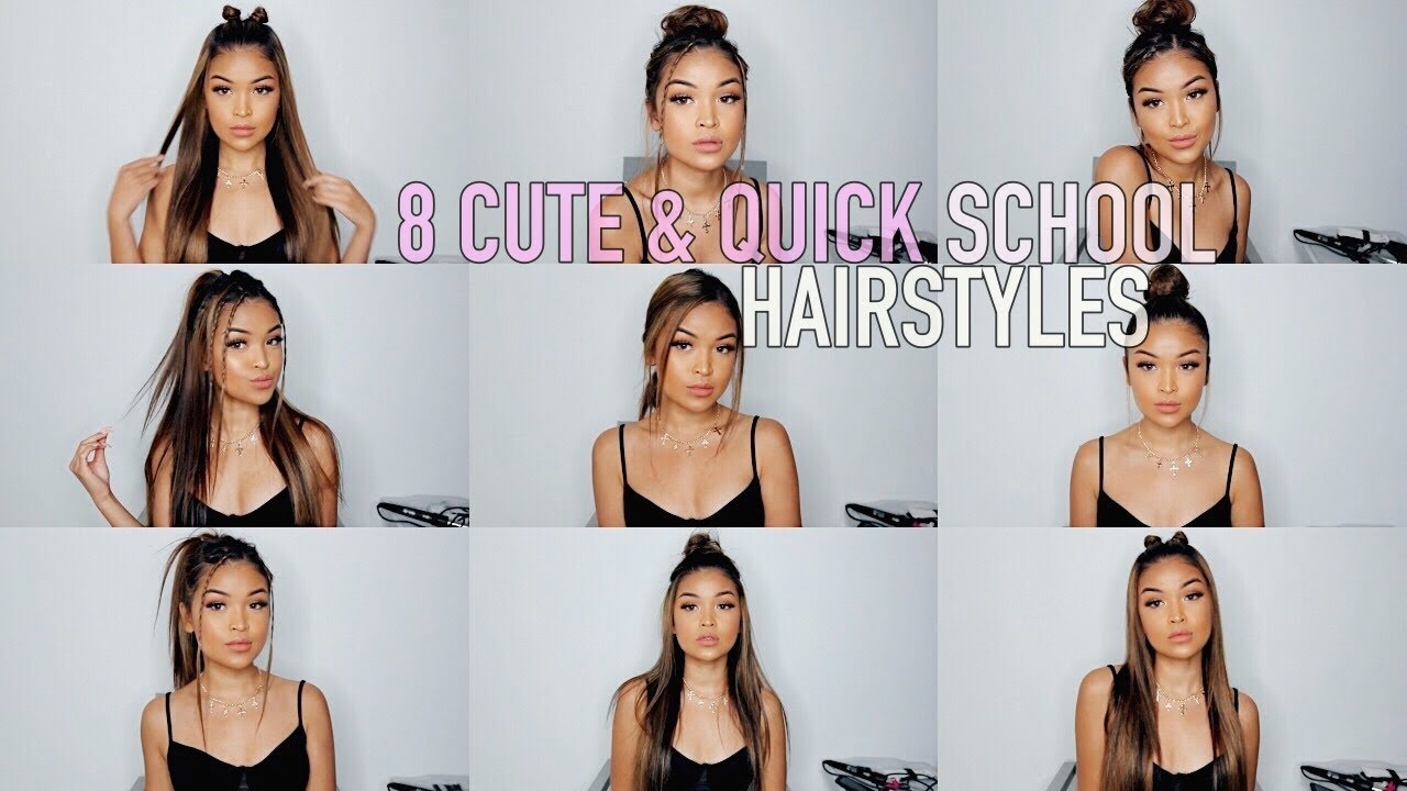 8 Quick & Easy Back to School Hairstyles ♡ | Koleen Diaz