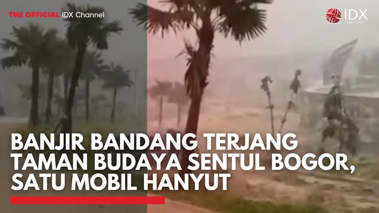 Banjir Bandang Terjang Taman Budaya Sentul Bogor, Satu Mobil Hanyut | IDXC UPDATE