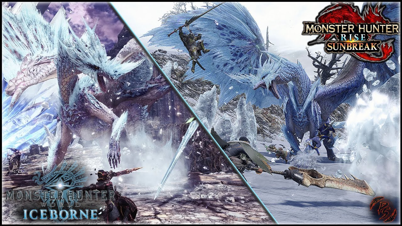 Velkhana comparison of MHR Sunbreak & MHW Iceborne |【 Monster Hunter Rise Sunbreak】