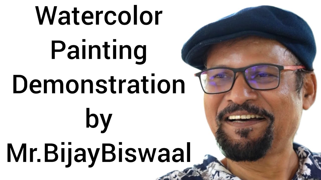 Mr. Bijay Biswaal Watercolor Painting Demonstration | Grandiose Art Art For All | Visthar Academy 03