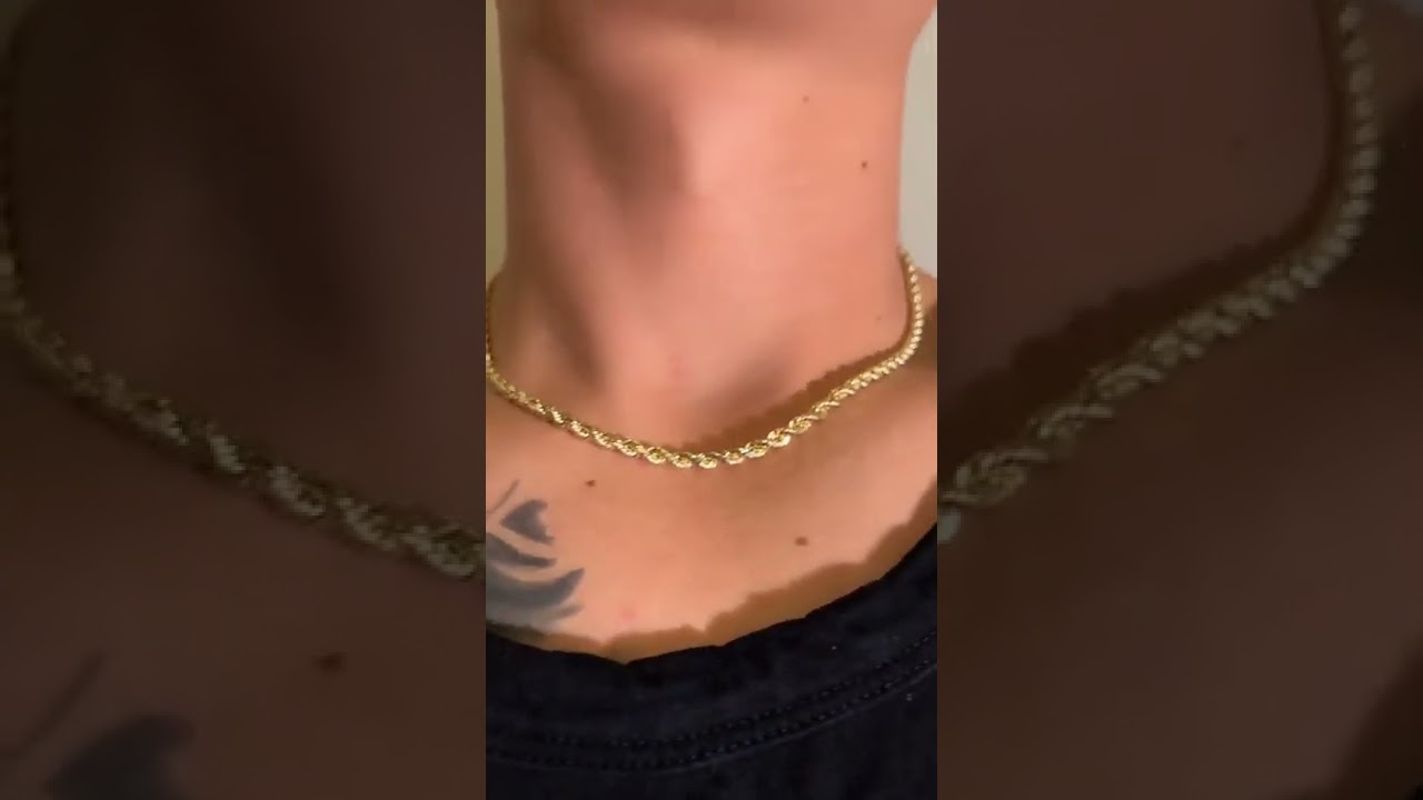 Hawaii Rope Chains 14k 4mm Rope Chain #Gold #HawaiiRopeChains #jewelry