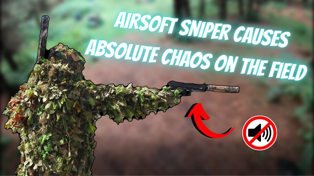 Ghillie Sniper Causes Absolute Chaos On The Field! (Airsoft Sniper)