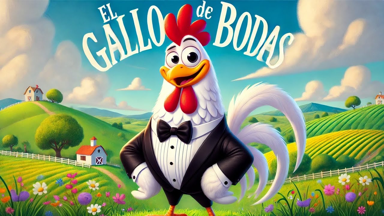 🐓 El Gallo de Bodas | ✨Cuento Clásico  Infantil con Canciones🪇