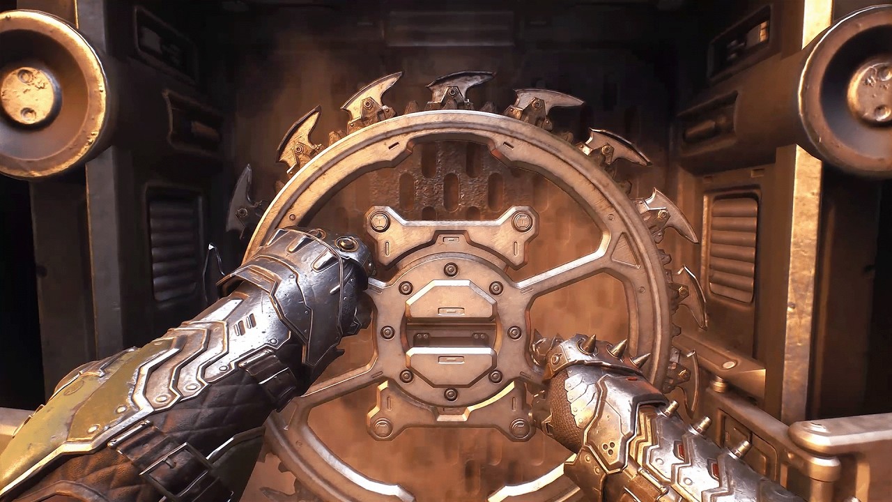 Doom: The Dark Ages [ 005 ] Скрестить щит с бензопилой... я бы не додумался, такие хитрецы Творцы!