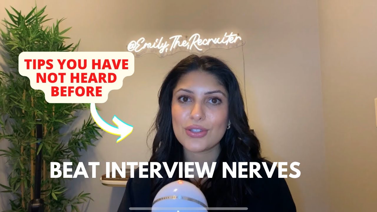 How To Stop Being Nervous In Interviews - EASY Tips From A Real Recruiter🔥