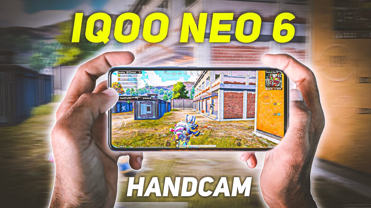FINALLY HANDCAM 😍 IQOO NEO 6 HDR + STREAM PUBG ⚡ IQOO NEO 6 BGMI TEST / IQOO NEO 6 HANDCAM GAMEPLAY