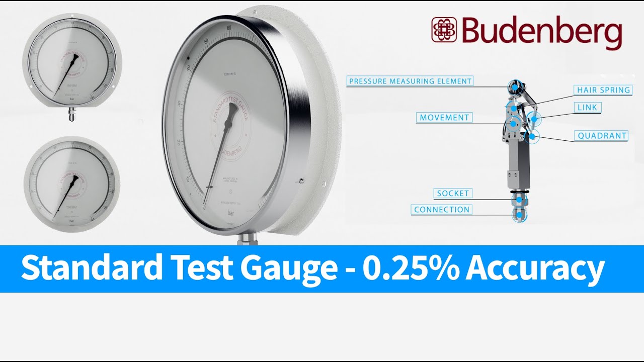 Standard Test Gauge | 0.25% Accuracy | Budenberg Gauge