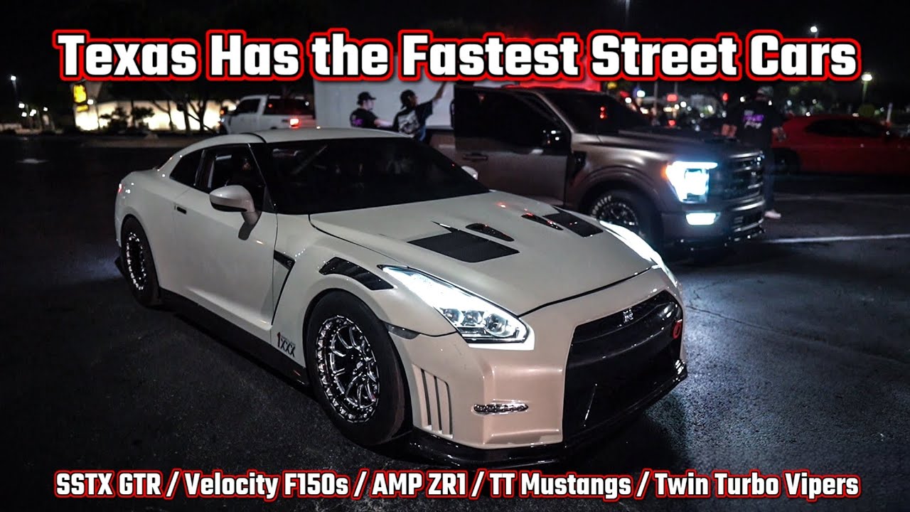 SSTX GTR races Central Texas Fastest cars| TT F150 / TT Mustangs / TT Vipers / 1000hp+ Vettes/ Supra