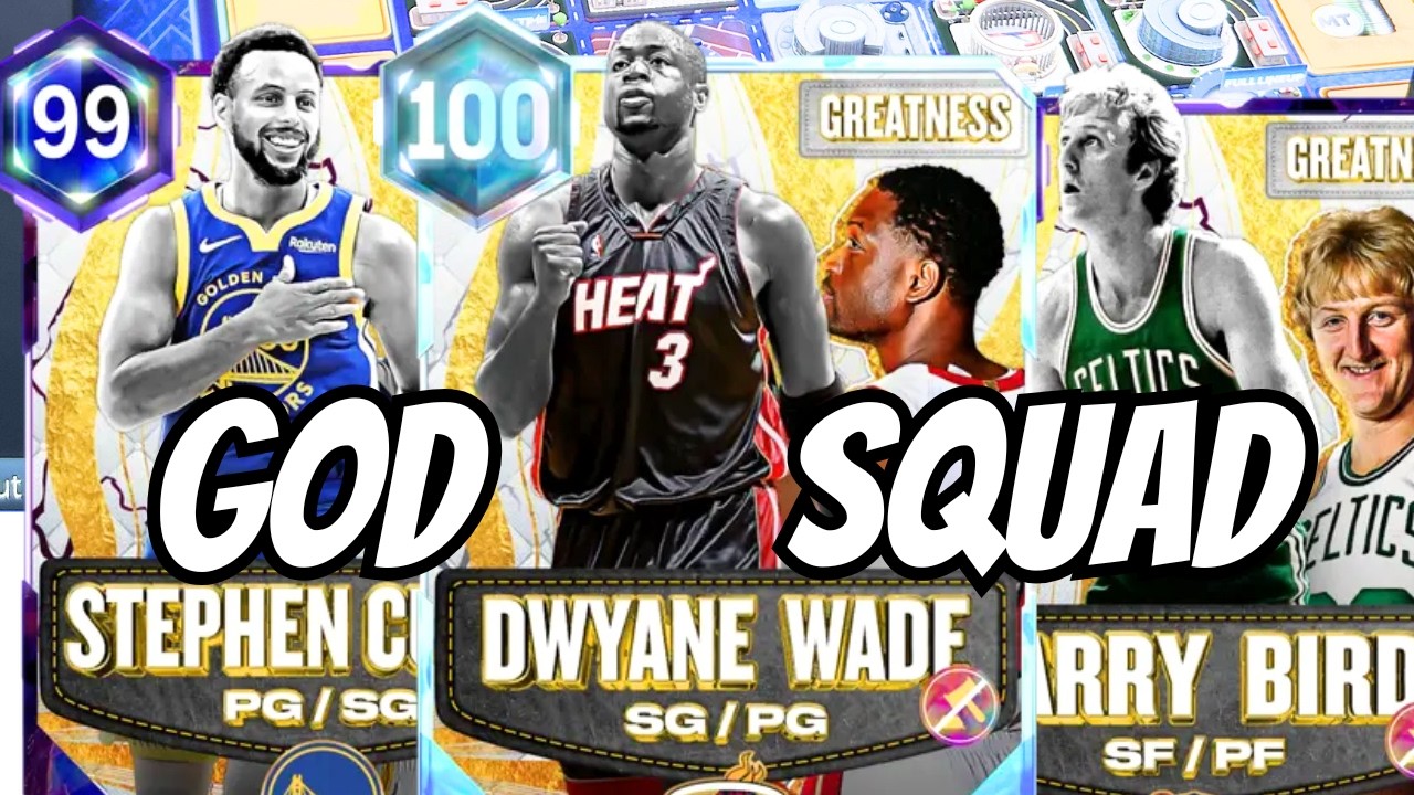 I USE FREE 100 OVERALL DWYANE WADE AND EVERY FREE DARK MATTER IN NBA2K26 MyTeam!!