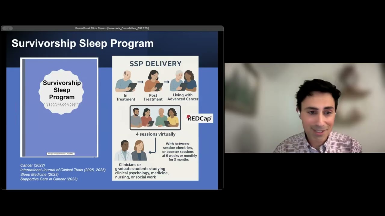 Happy Feet, Session 9, Week 3: Sleep with Daniel Hall, PhD, Massachusetts General Hospital