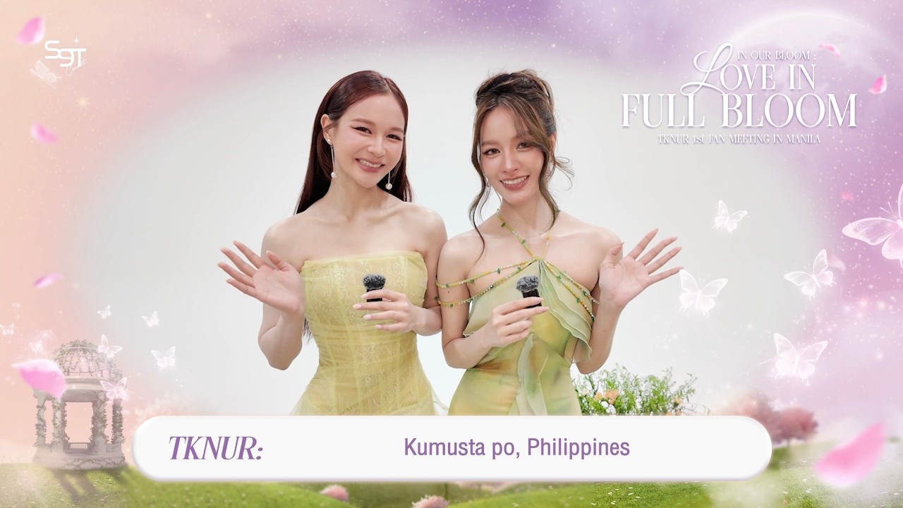 SPRING IS IN THE AIR 🌸🍃 Because TKNur are here to personally invite you to their 1st FM in Manila!