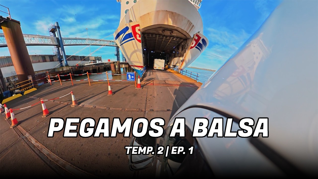 PEGAMOS A BALSA DO REINO UNIDO PARA A HOLANDA | Ep. 1